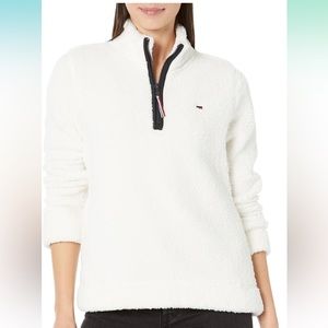 Tommy Hilfiger quarter zip sherpa